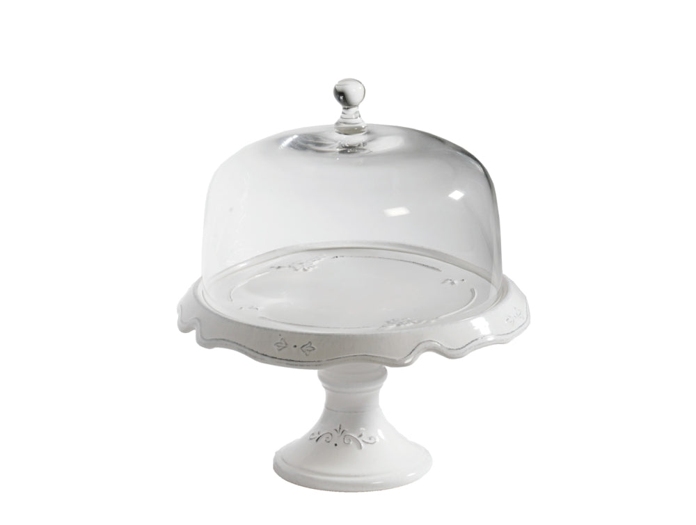 Convito - Medium Cake Stand with Glass Dome