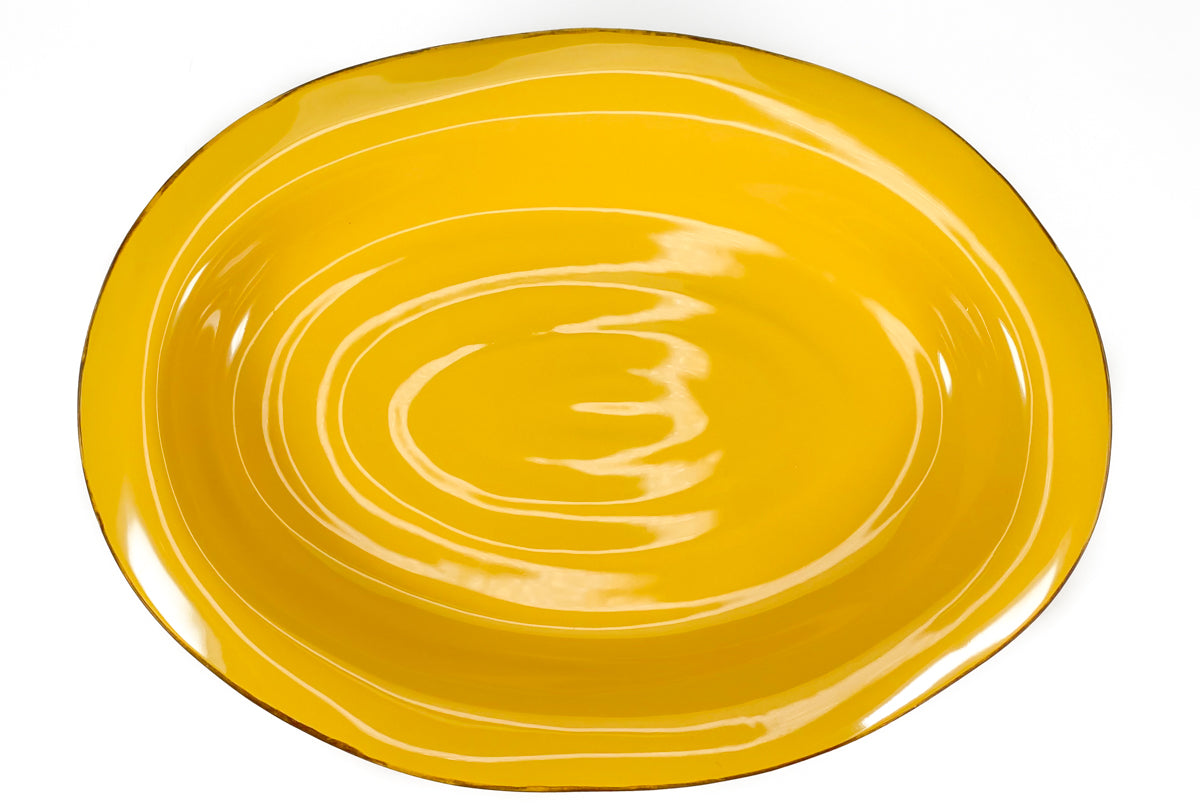 Medium Oval Serving Platter (curved rim)