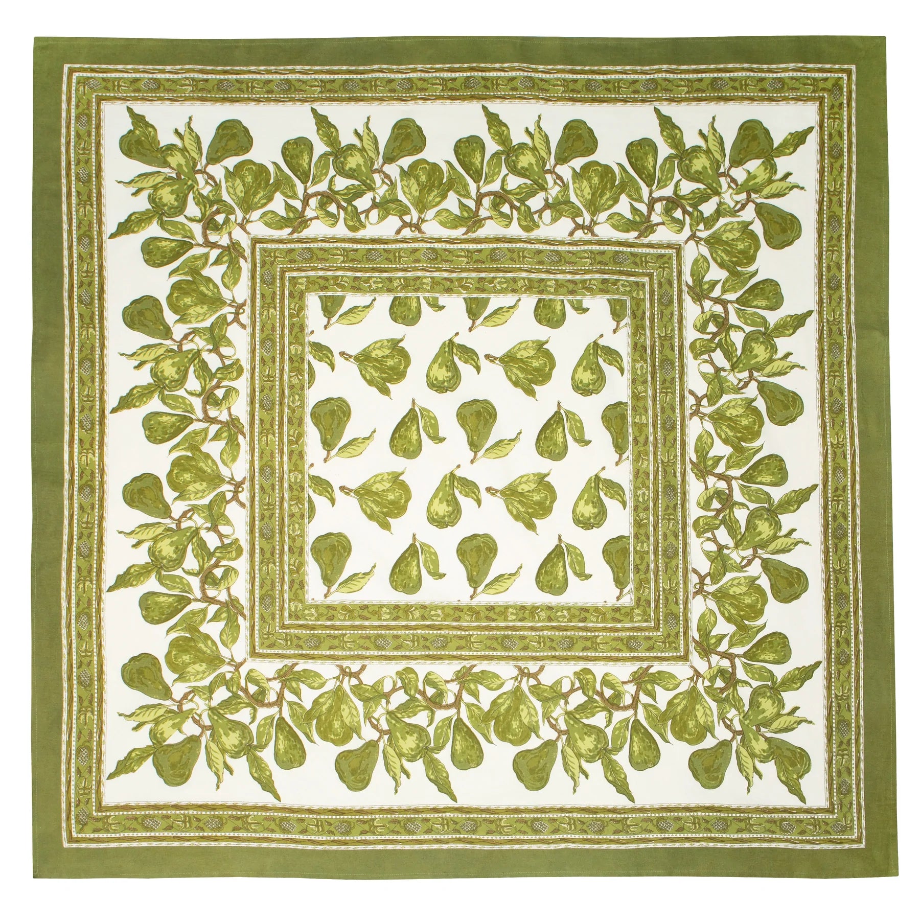 Orchard Pear Green Tablecloth