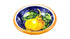 Borgioli - Lemons on Blue Pinzimonio Bowl 10cm (3.9")