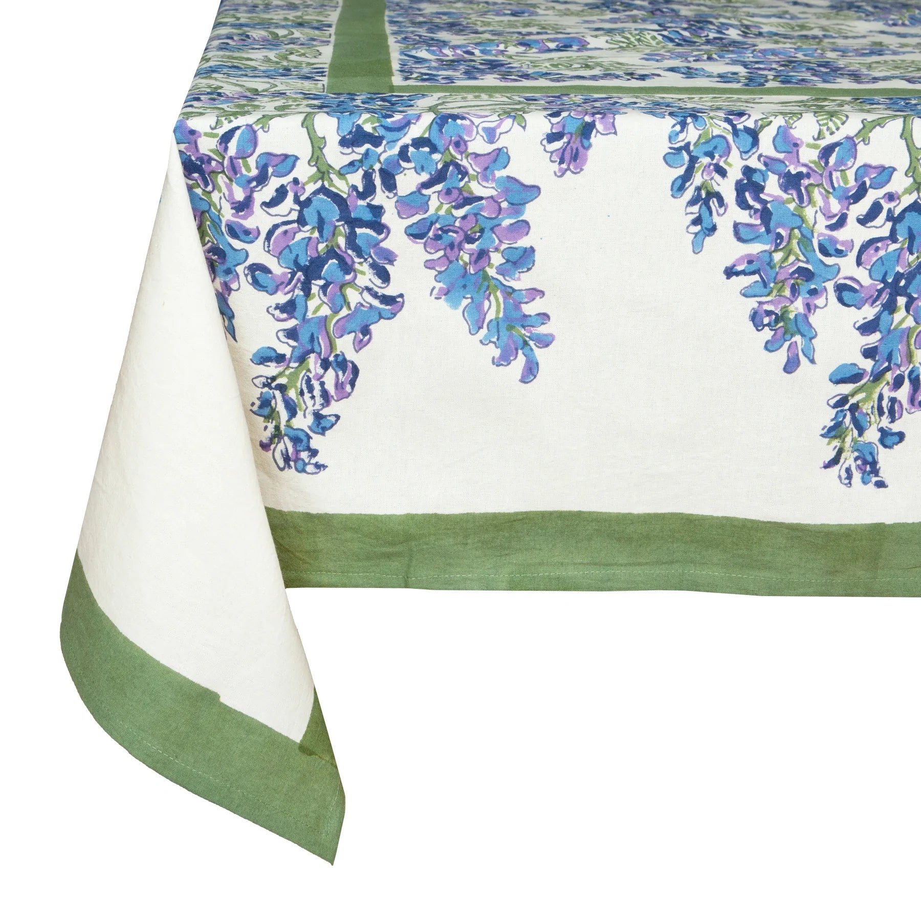 Wisteria Green & Blue Tablecloth