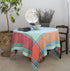 Tissus Toselli Cassis Turquoise Tablecloth