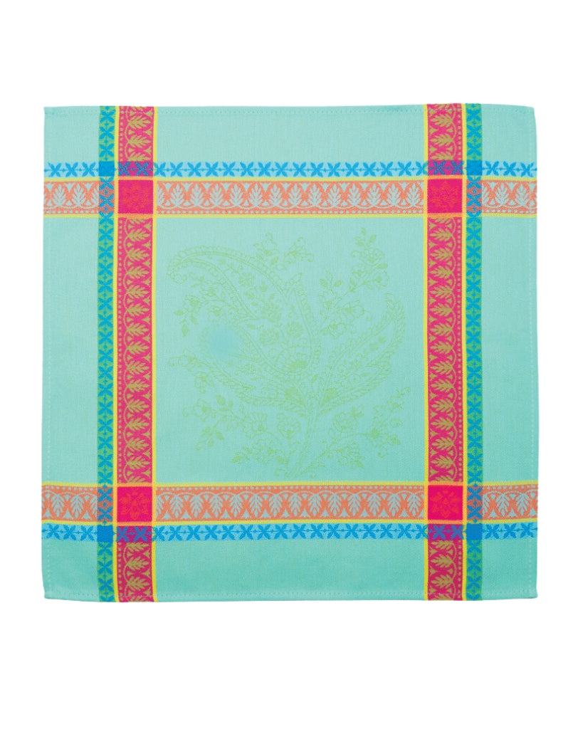 Tissus Toselli Cassis Turquoise Napkin