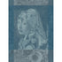 Garnier Thiebaut "Femme à la Perle Bleu" Jacquard Kitchen Towel