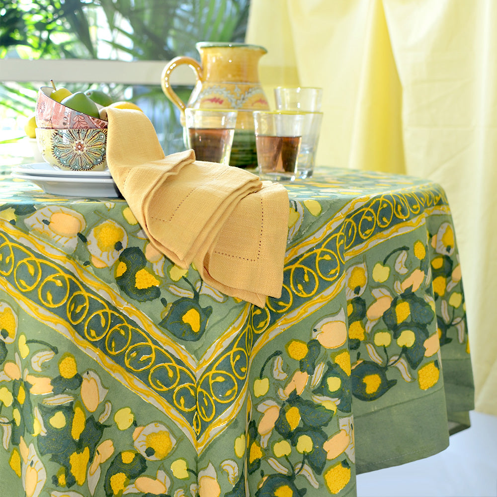 Fruits Yellow/Green Tablecloth