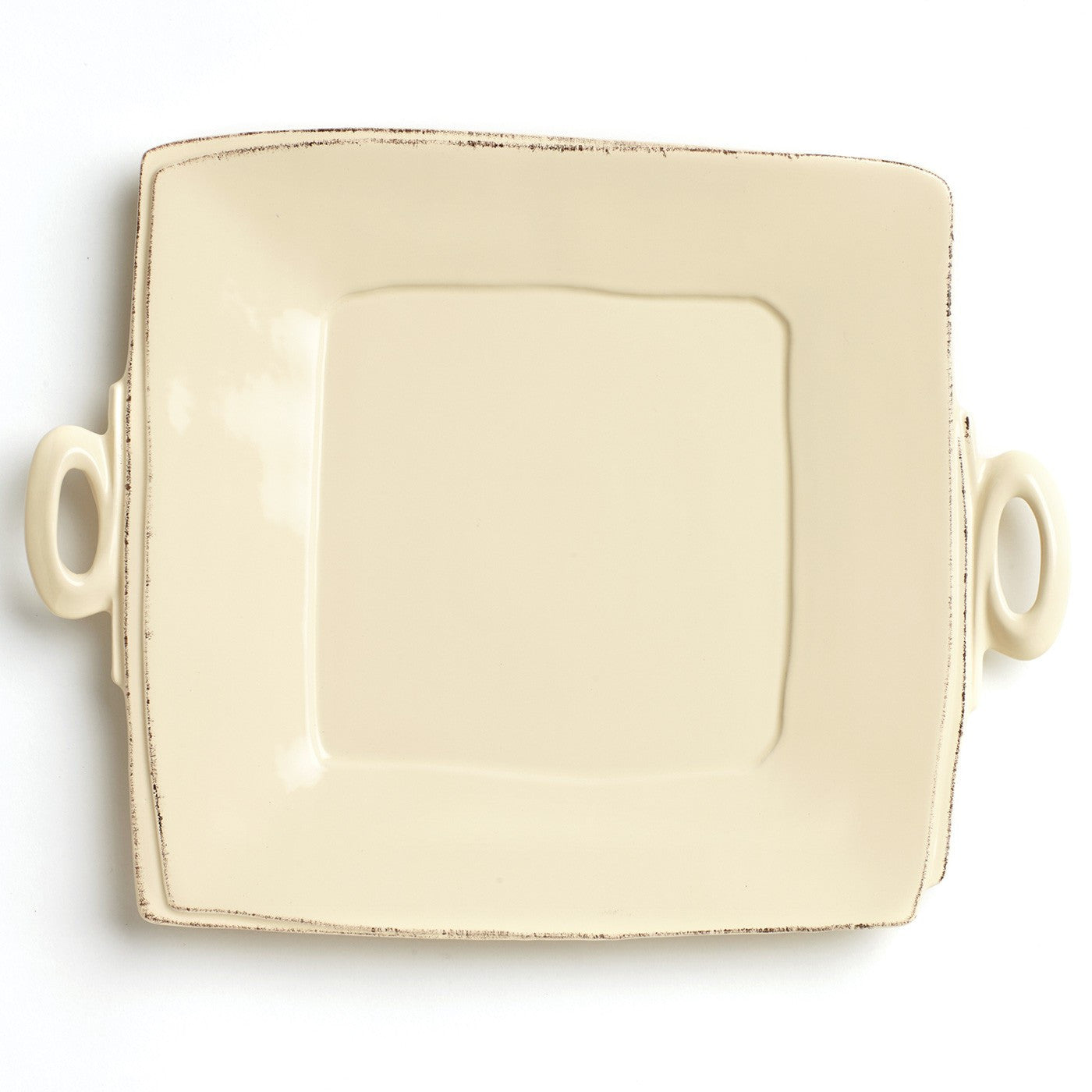 Lastra Handled Square Platter