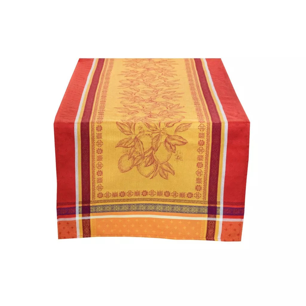 Tissus Toselli Cedrat Andalouse Table Runner
