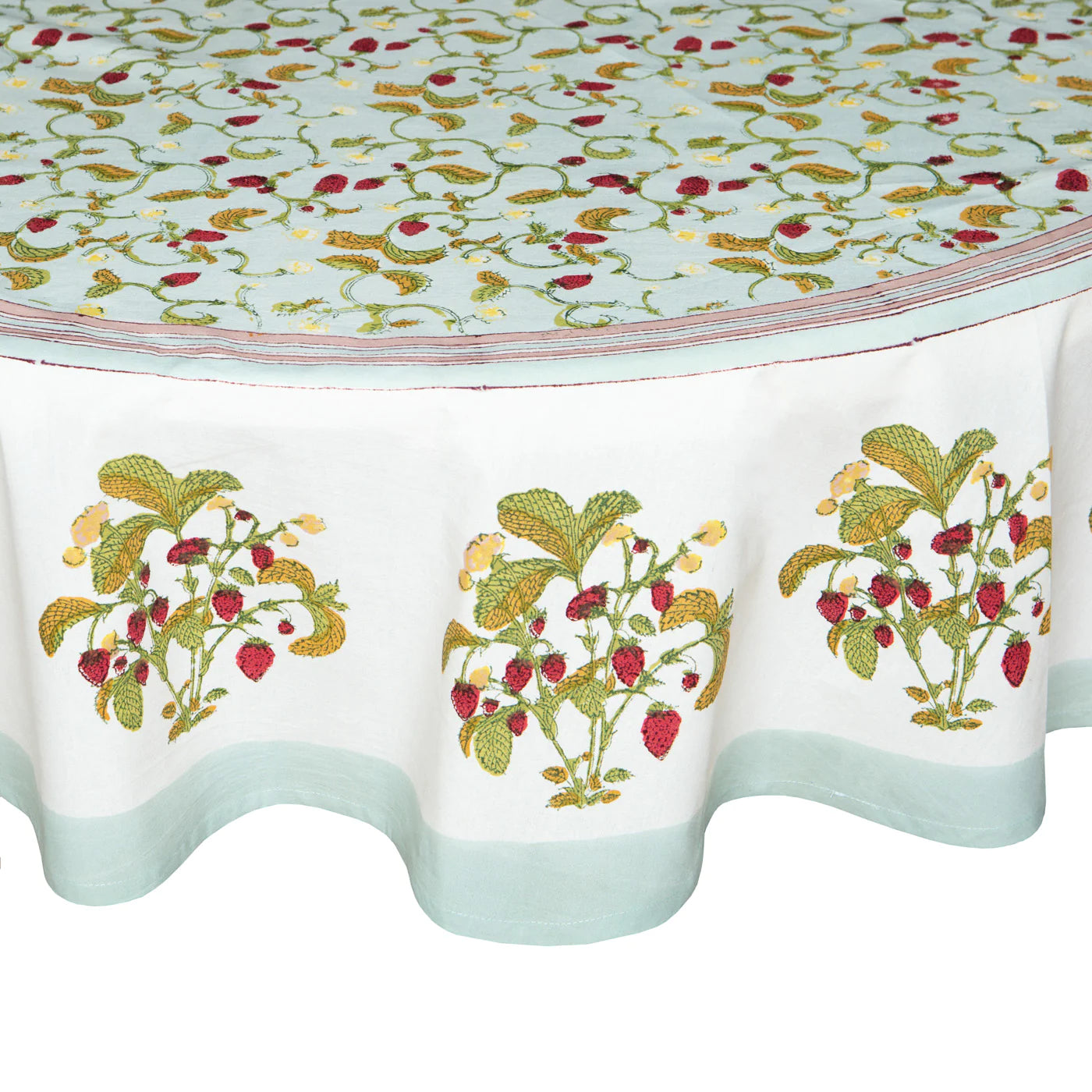 Wild Strawberries Tablecloth