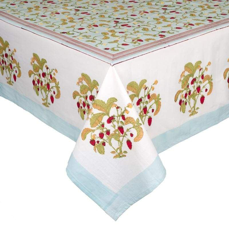 Wild Strawberries Tablecloth