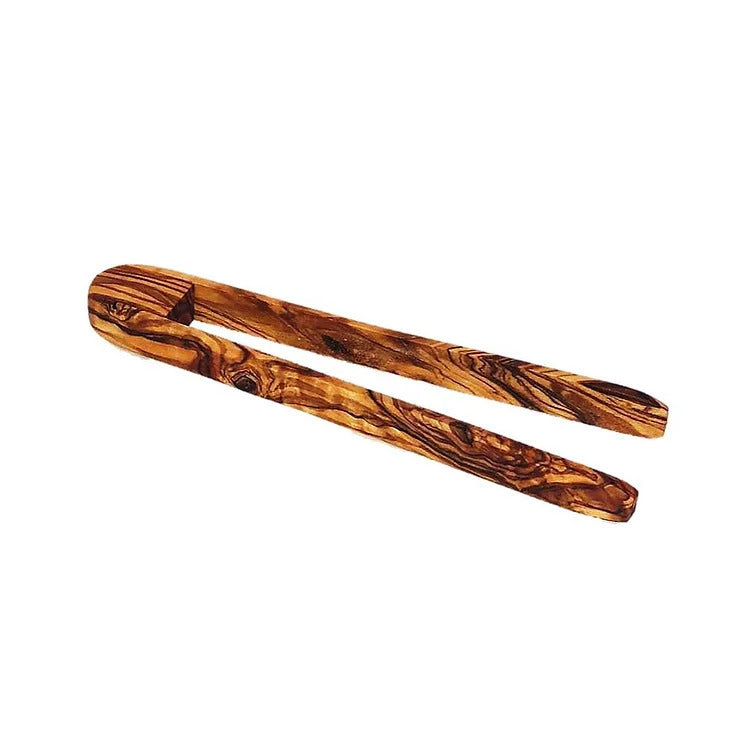 Olive Wood Toaster Tongs